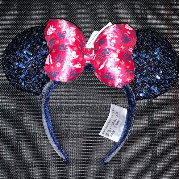 Disney Navy Blue with Pink ribbon Ears - Picture 2 of 8